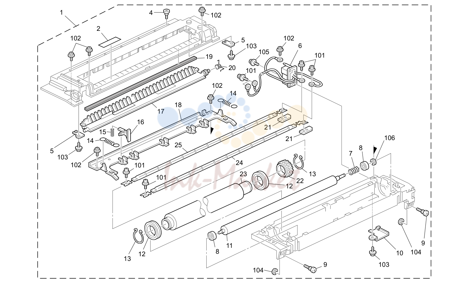 17. FUSING UNIT 1 (B205/B209)