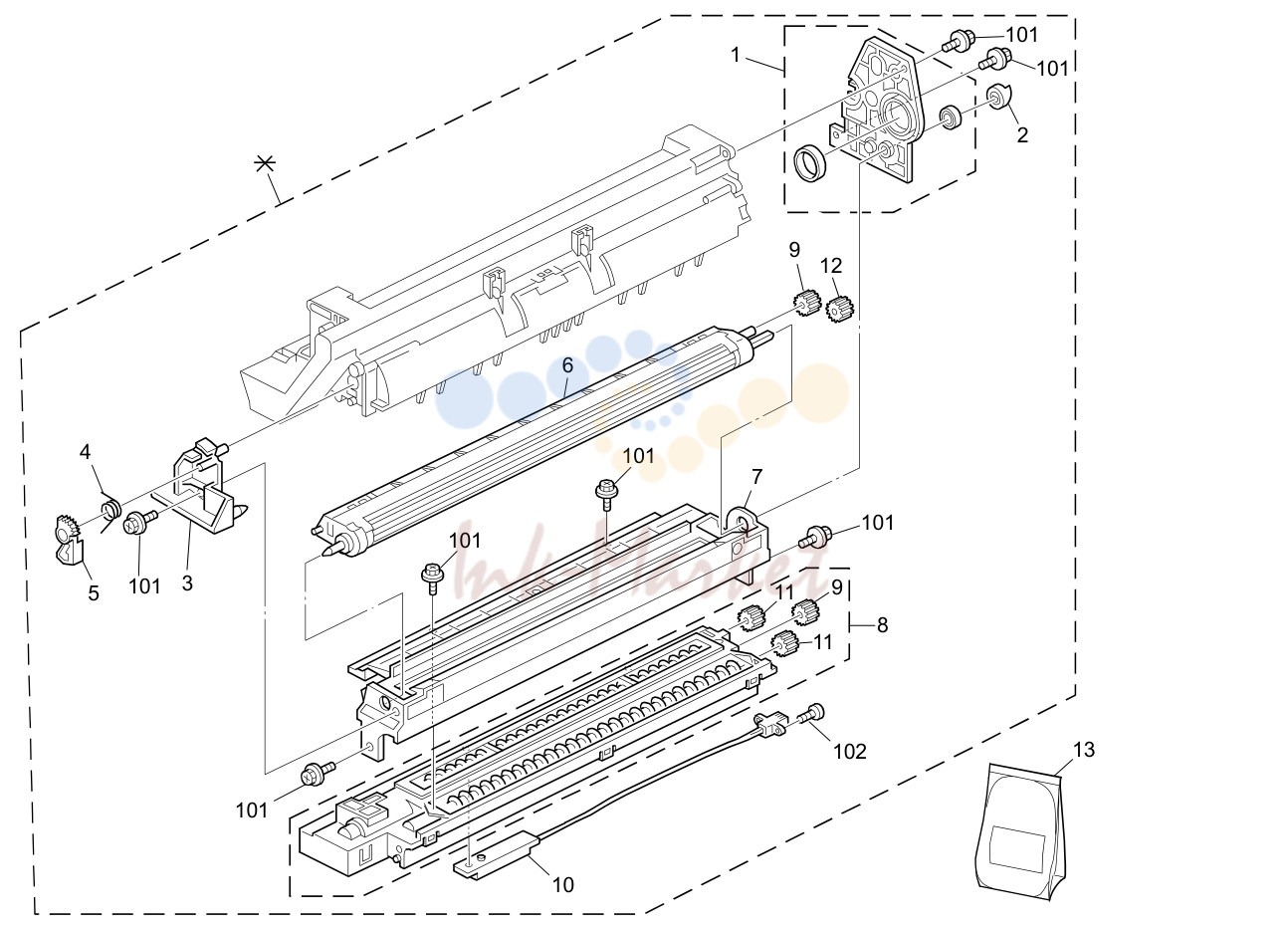 14. B245/B276/B277 34 Parts Location and List