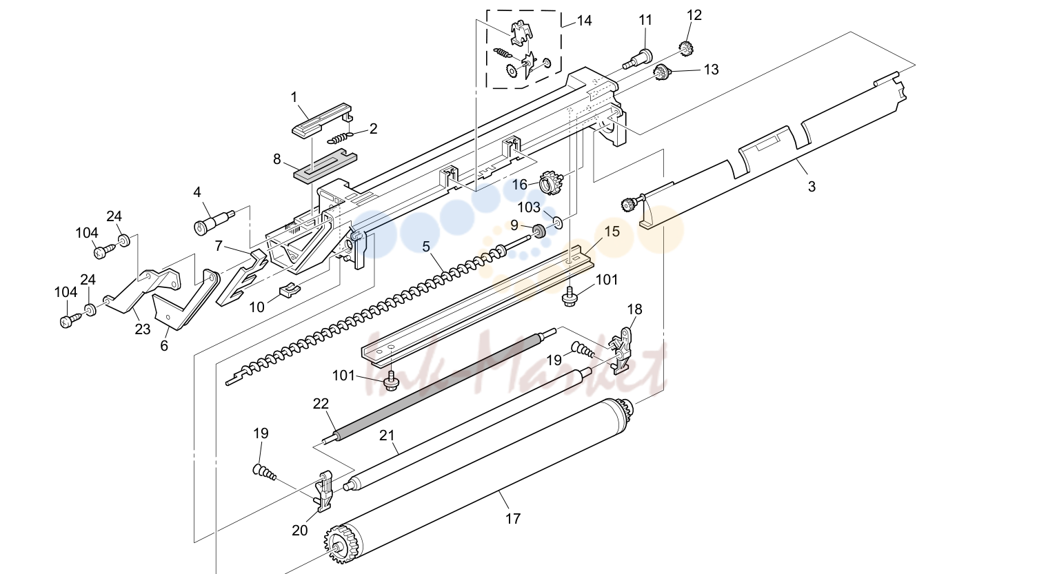 15. B245/B276/B277 36 Parts Location and List