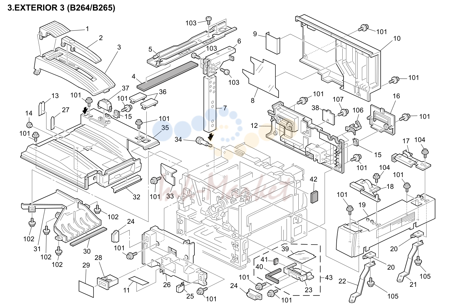 3. EXTERIOR 3 (B264/B265)