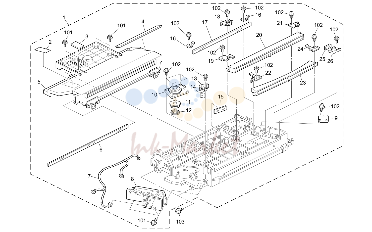 8. LASER UNIT (B264/B265)