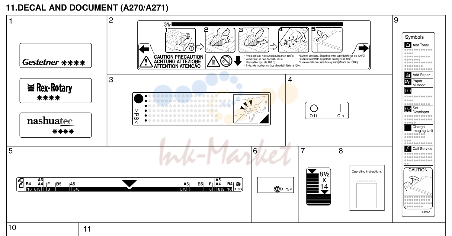 11. DECAL AND DOCUMENT (A270/A271)
