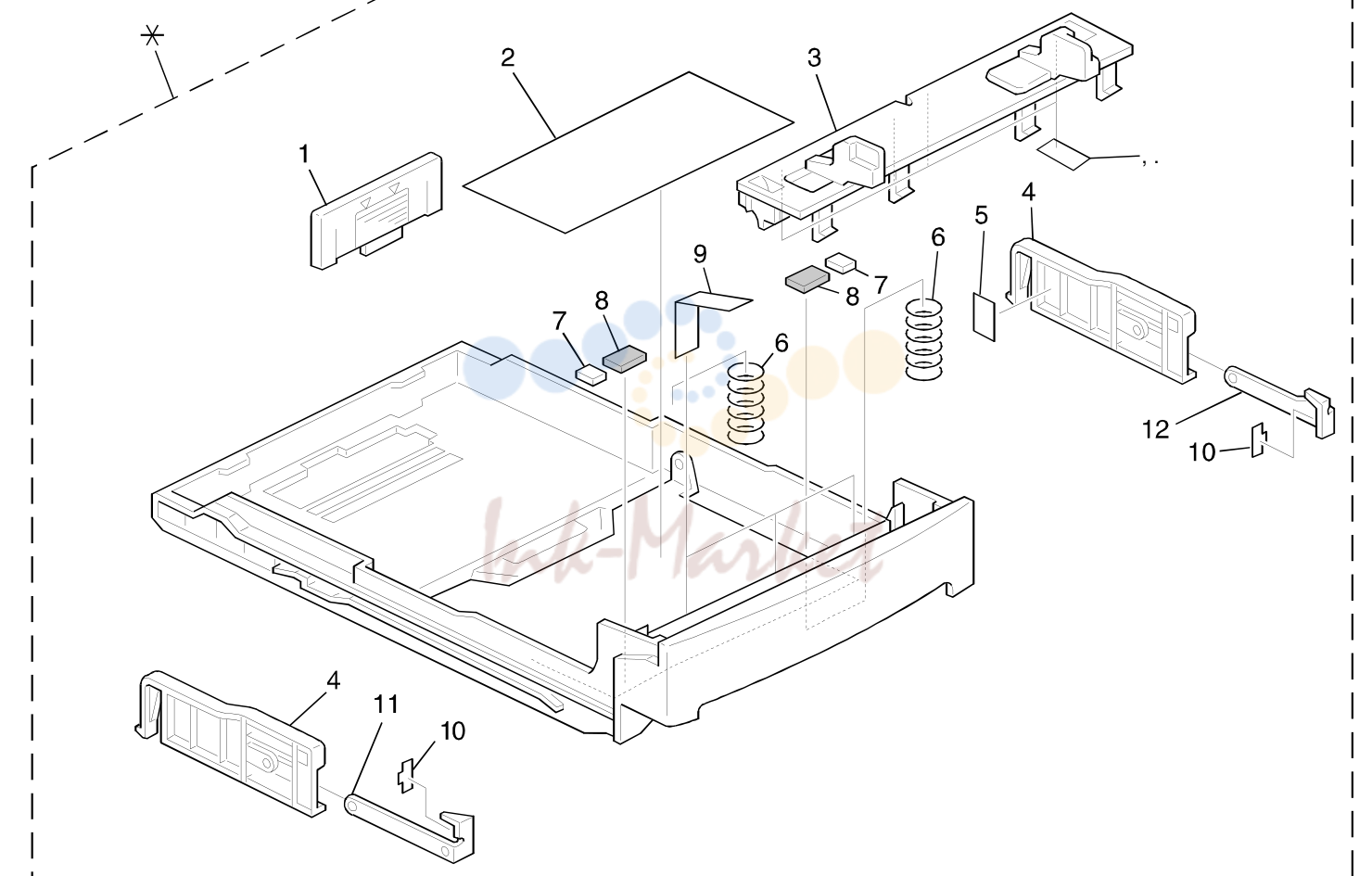 5. PAPER TRAY (A183/A184)