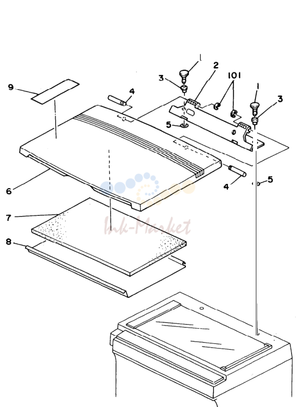 2. PLATEN COVER (A151/A152)