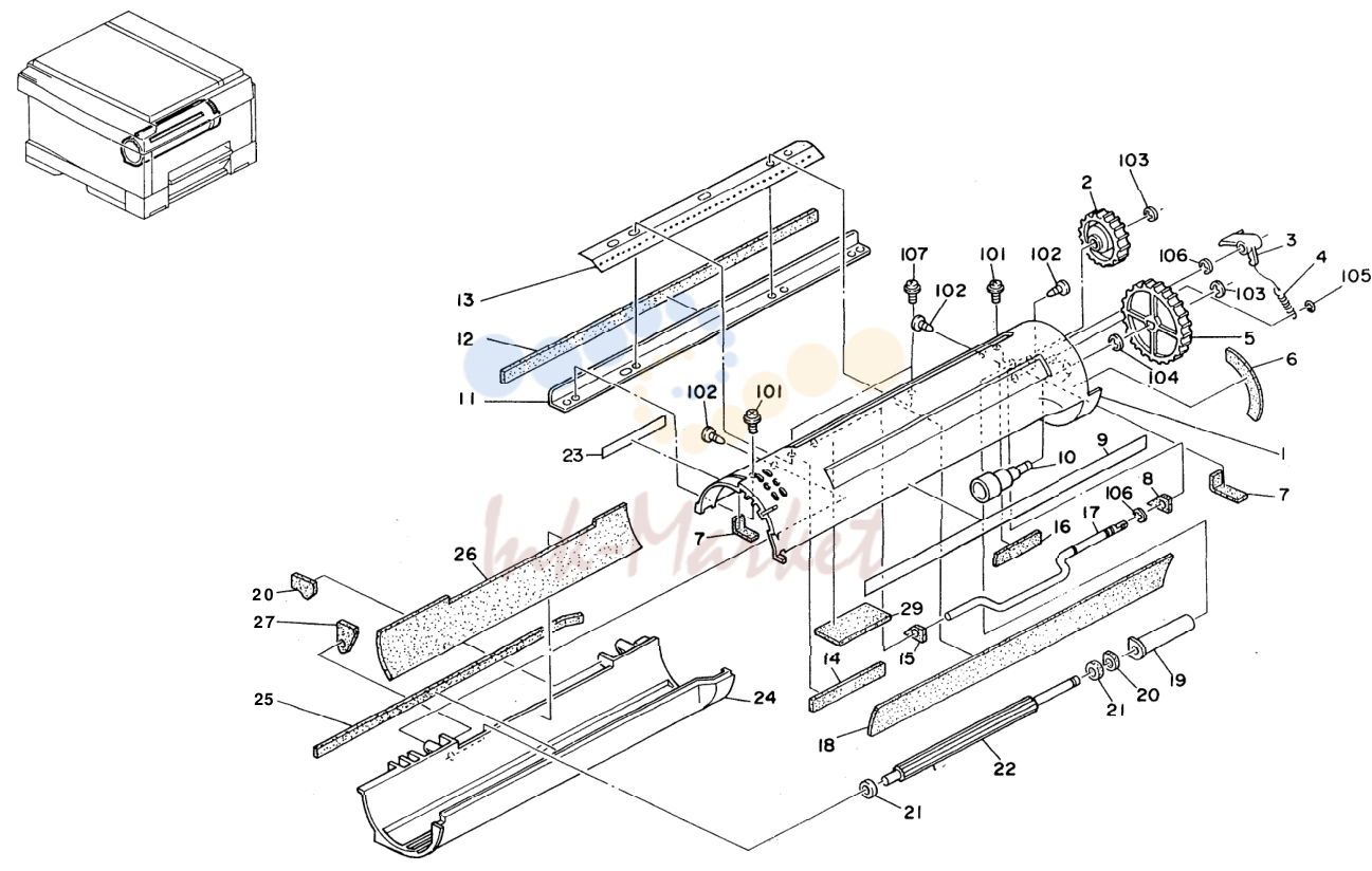 11. TONER SUPPLY UNIT (A151/A152)