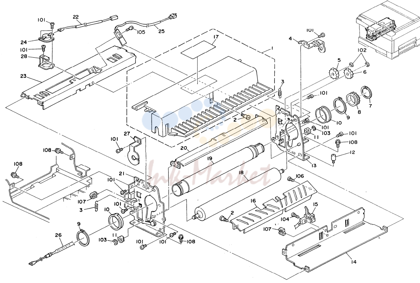 14. FUSING UNIT (A151/A152)