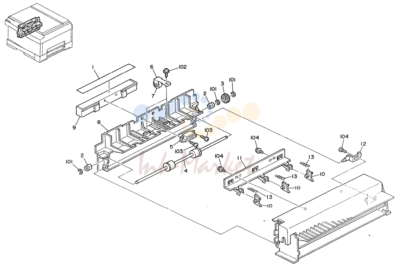 15. PAPER EXIT SECTION (A151/A152)