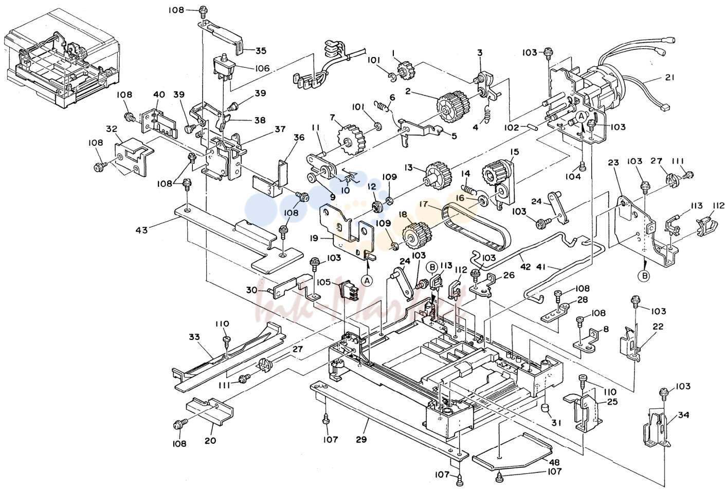 18. LOWER UNIT 1 (A151/A152)