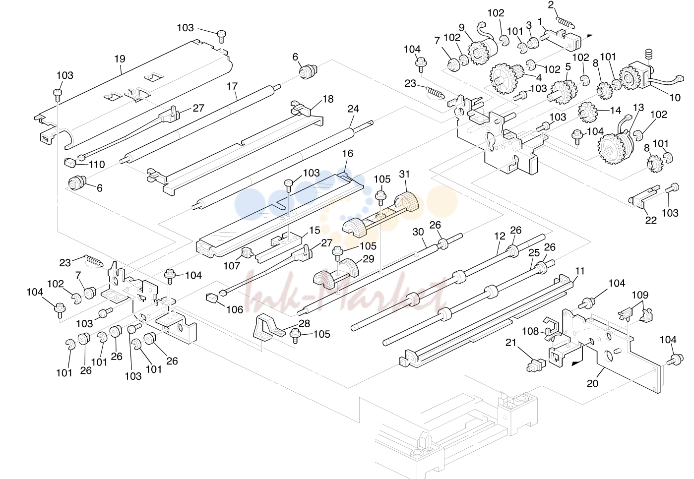 7. PAPER FEED (A202/A203)