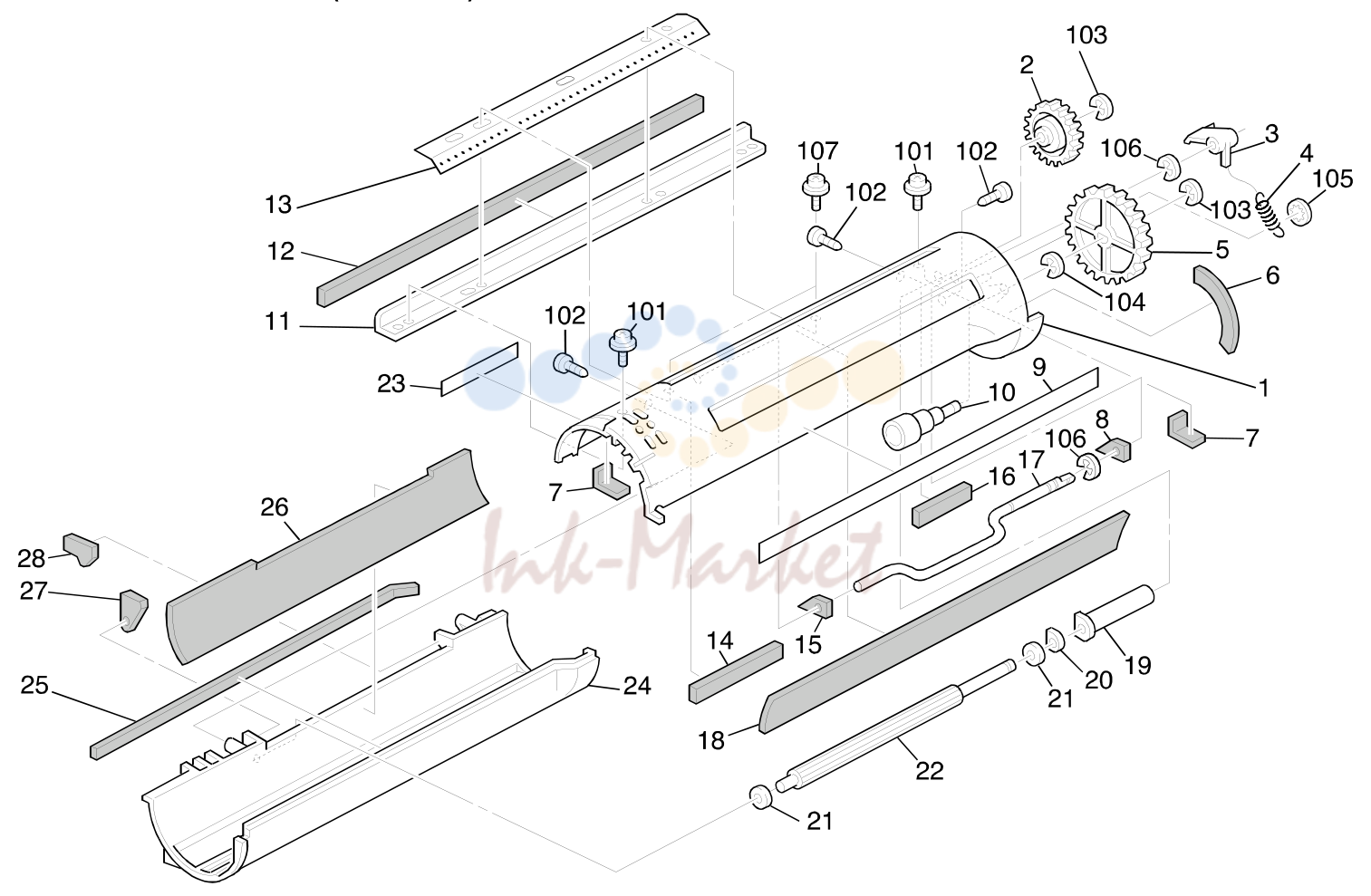 11. TONER SUPPLY UNIT (A202/A203)