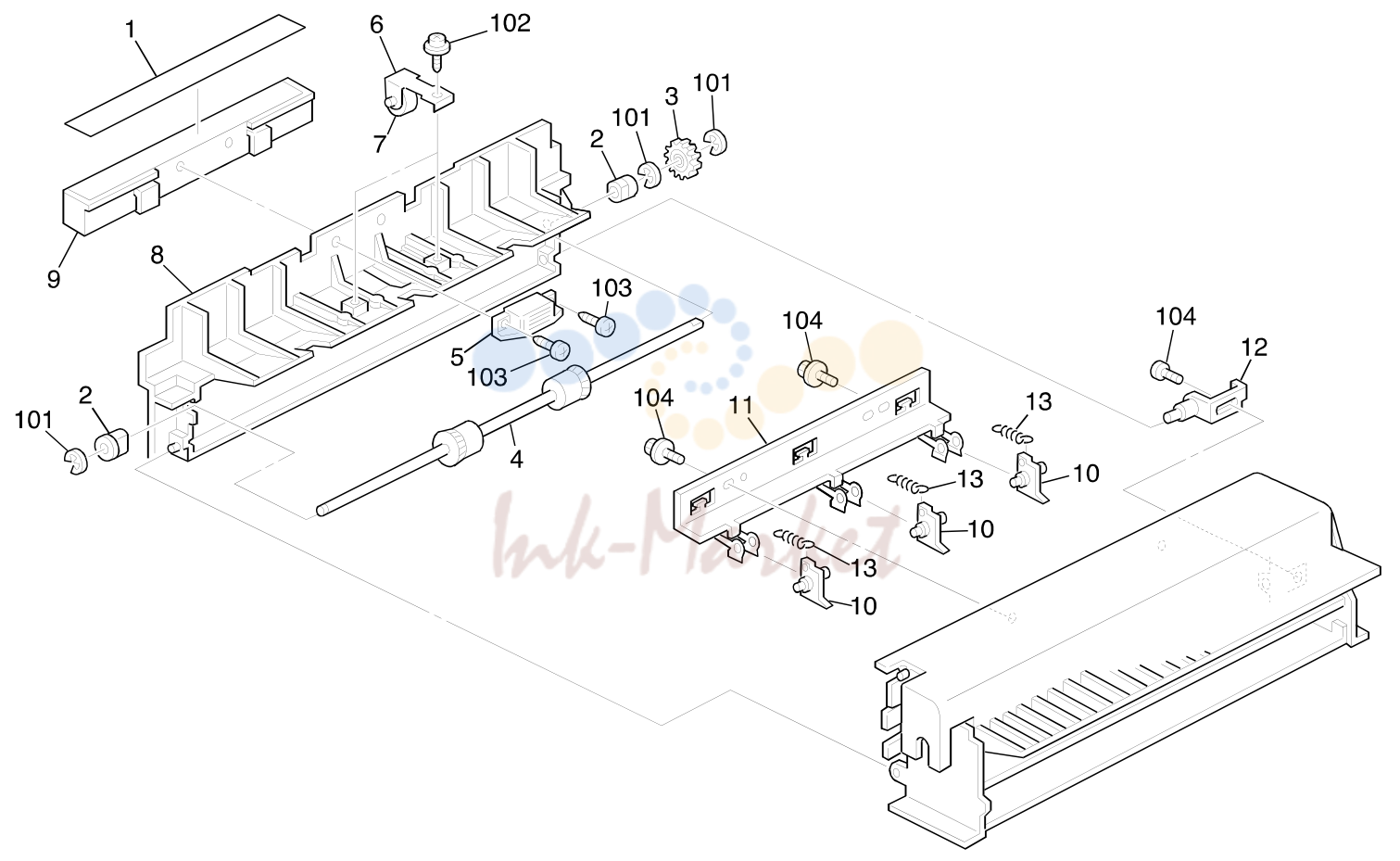 15. PAPER EXIT SECTION (A202/A203)