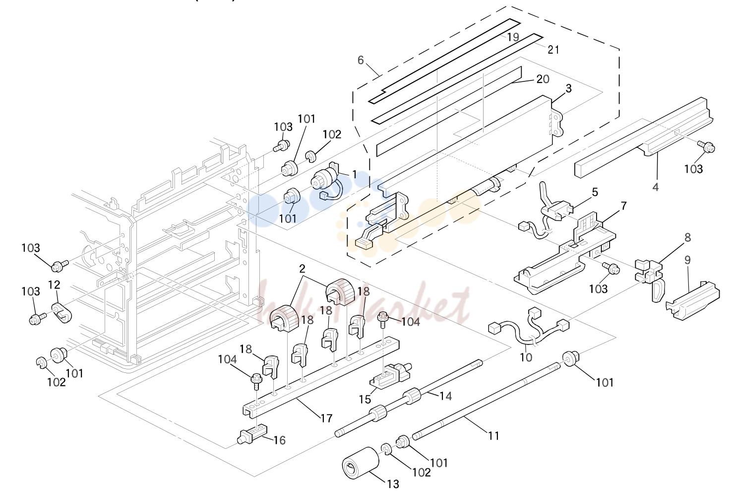 6. PAPER FEED SECTION 1 (A219)