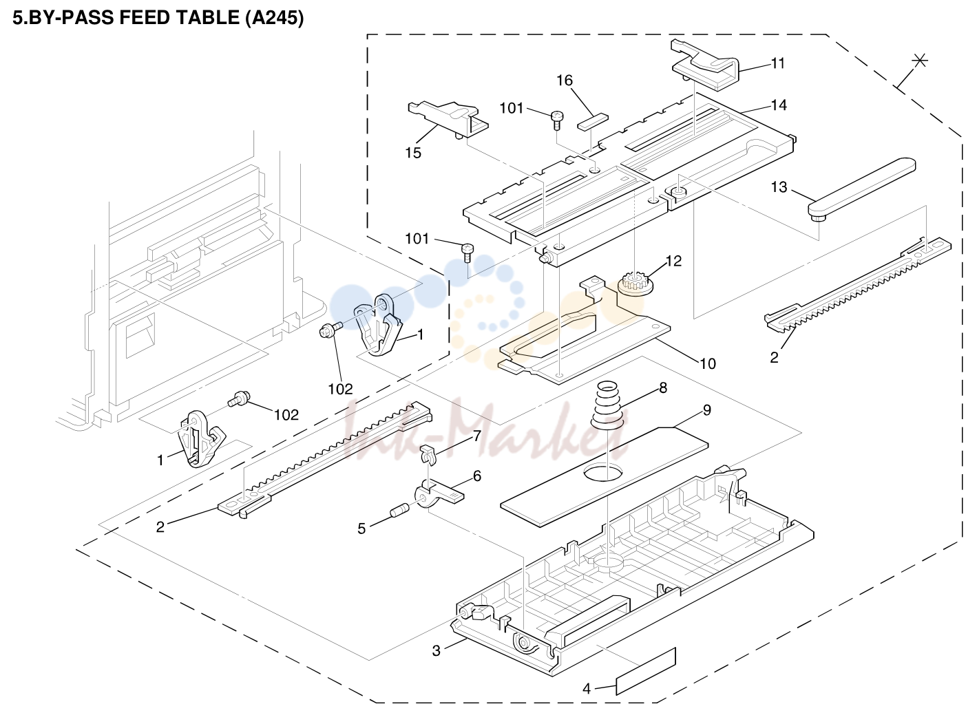 5. BY-PASS FEED TABLE (A245)