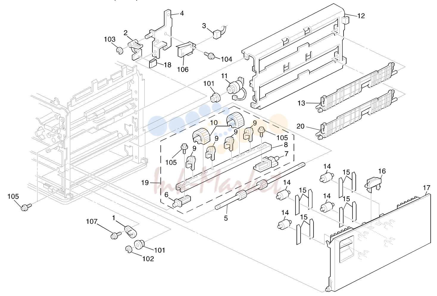 7. PAPER FEED SECTION 2 (A245)