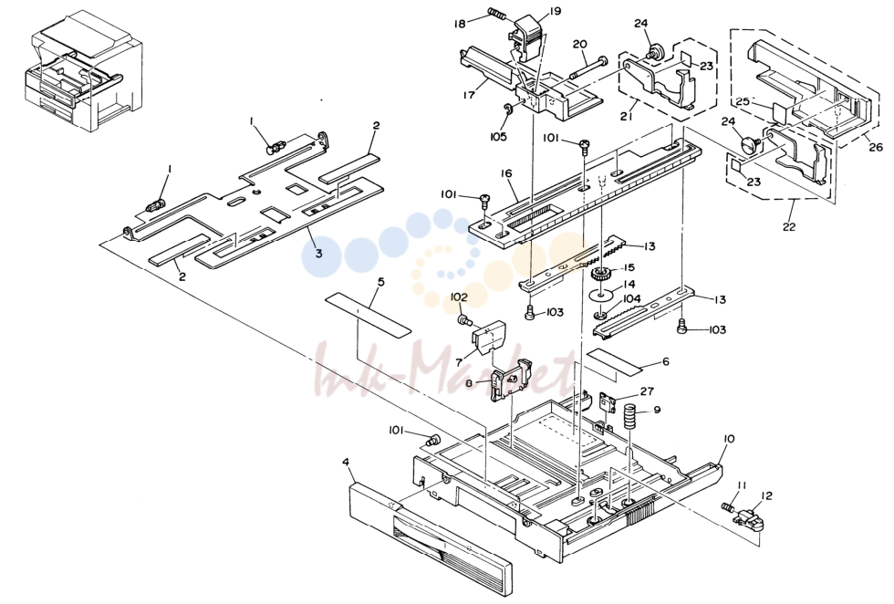 5. PAPER TRAY (A110/A111)