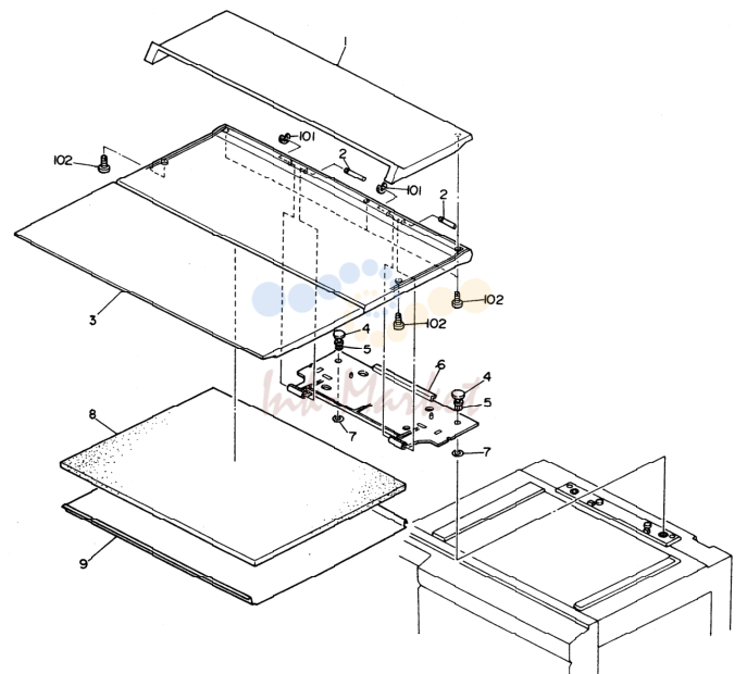 4. PLATEN COVER (A075)