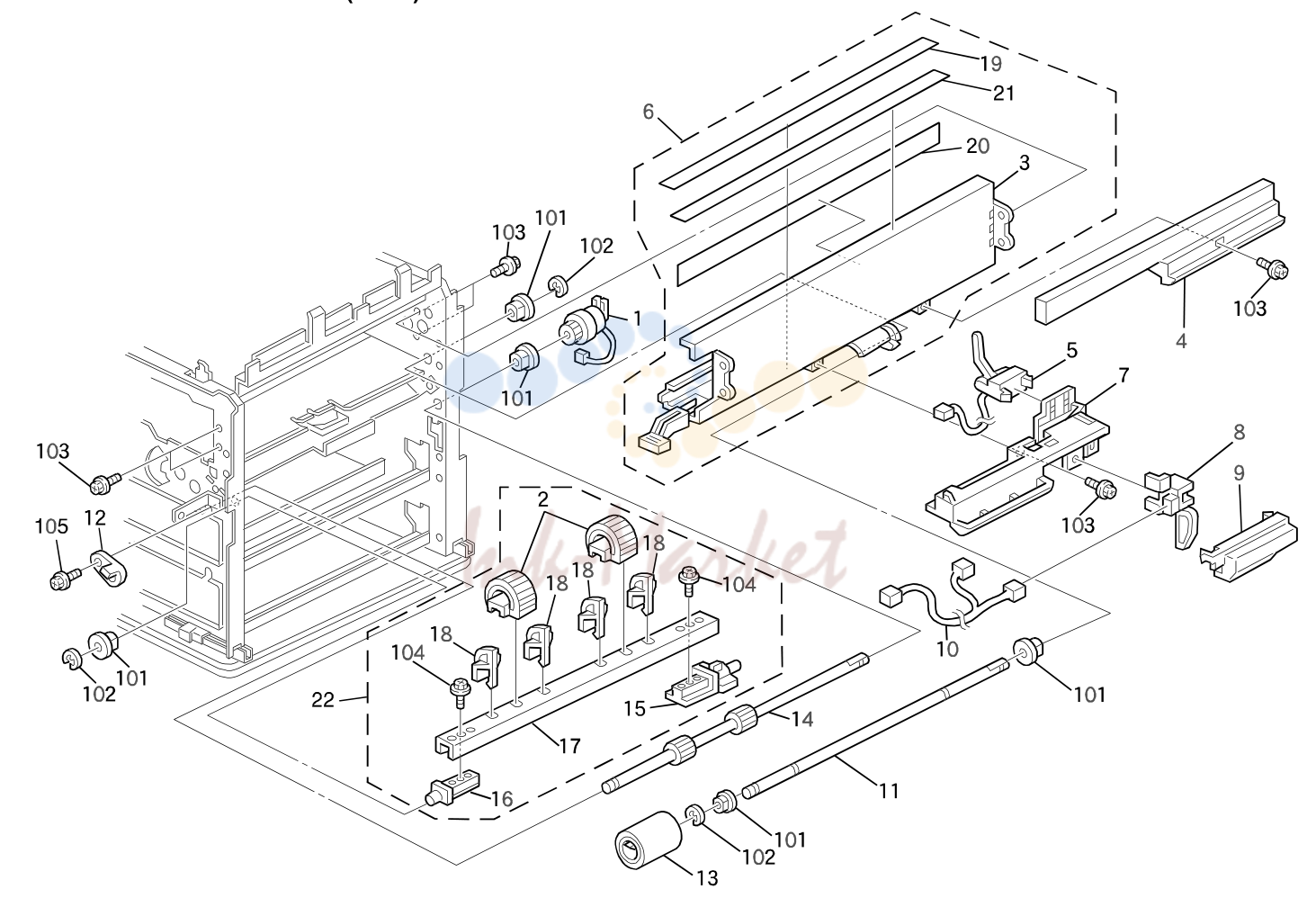 6. PAPER FEED SECTION 1 (A298)