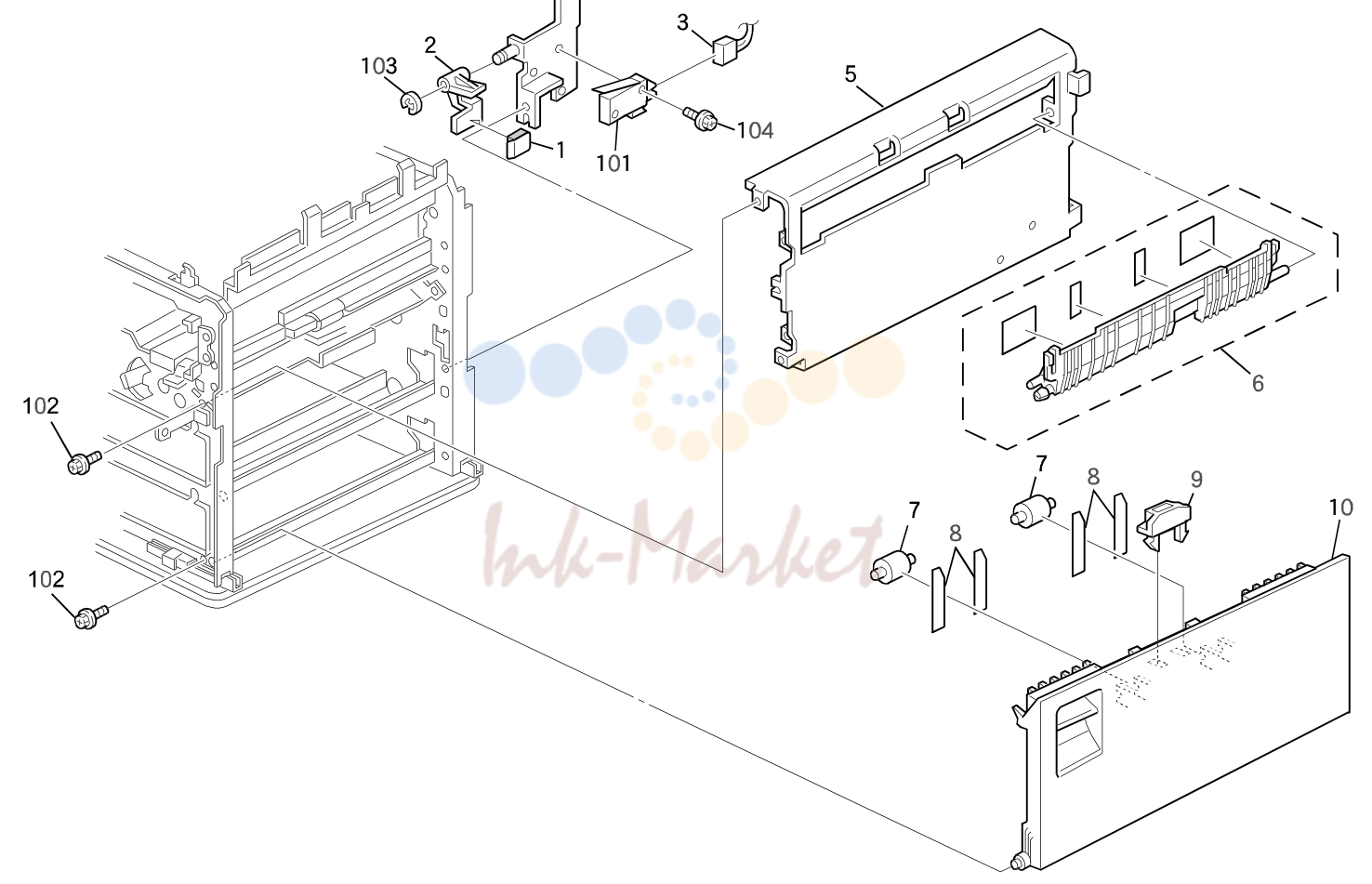 7. PAPER FEED SECTION 2 (A298)