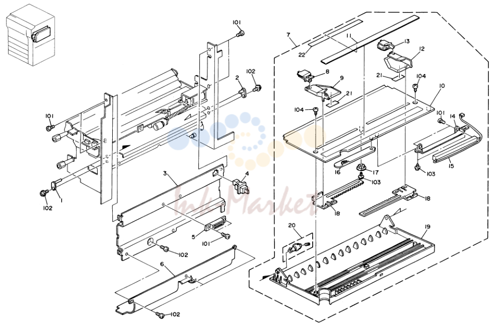 11. BY-PASS FEED TABLE (A095/A096/A097)