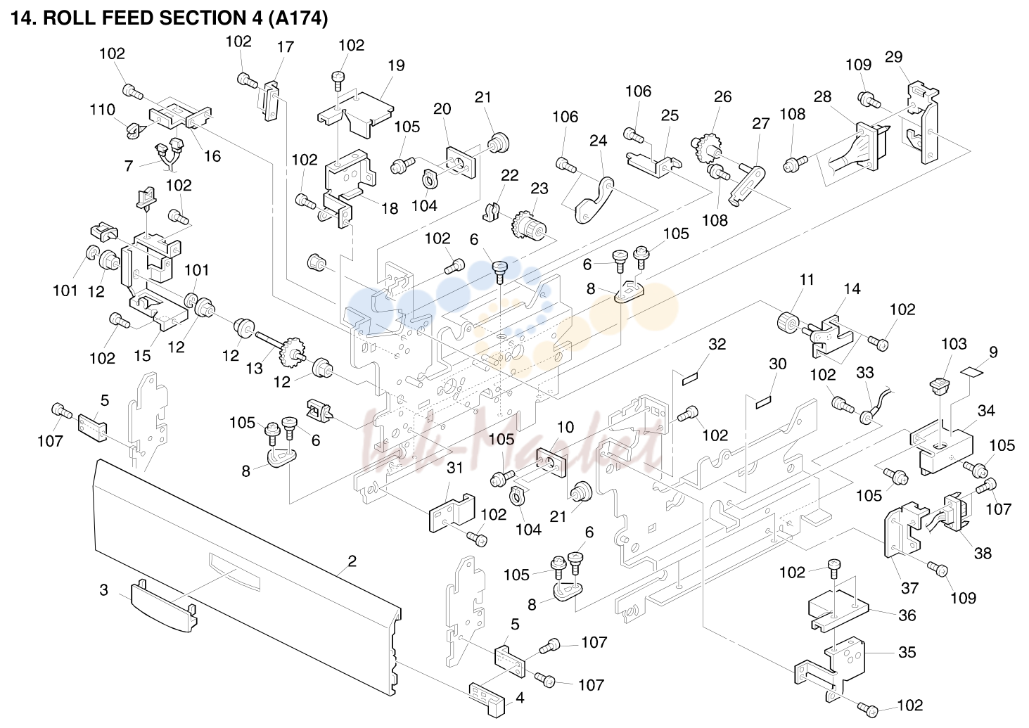 14. ROLL FEED SECTION 4 (A174)