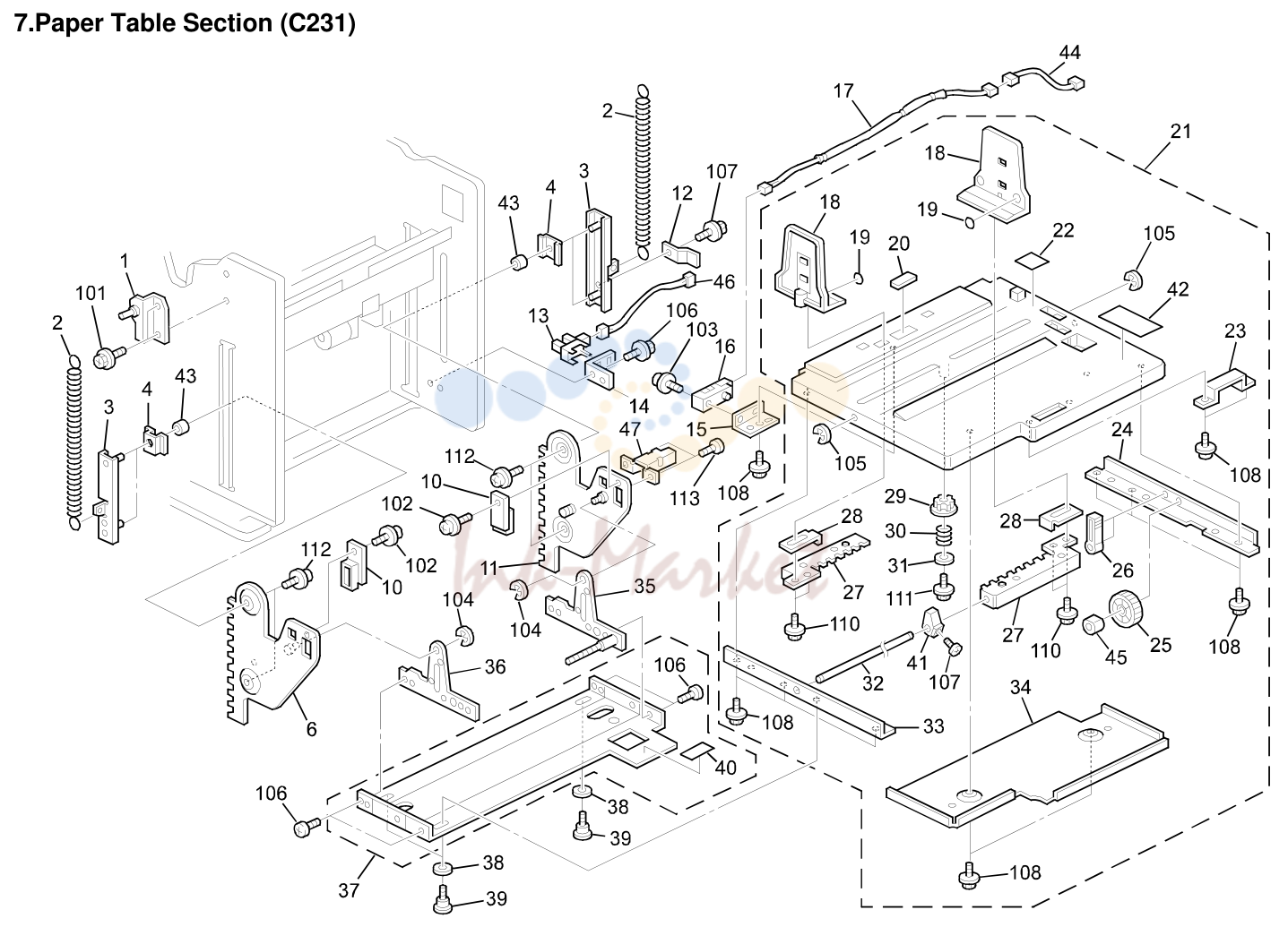 7. Paper Table Section (C231)