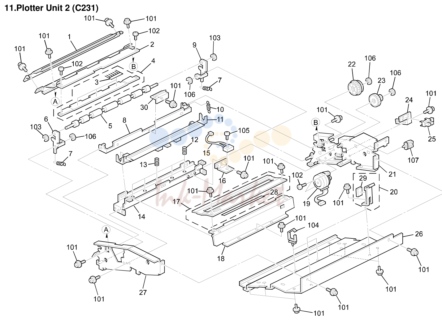 11. Plotter Unit 2 (C231)