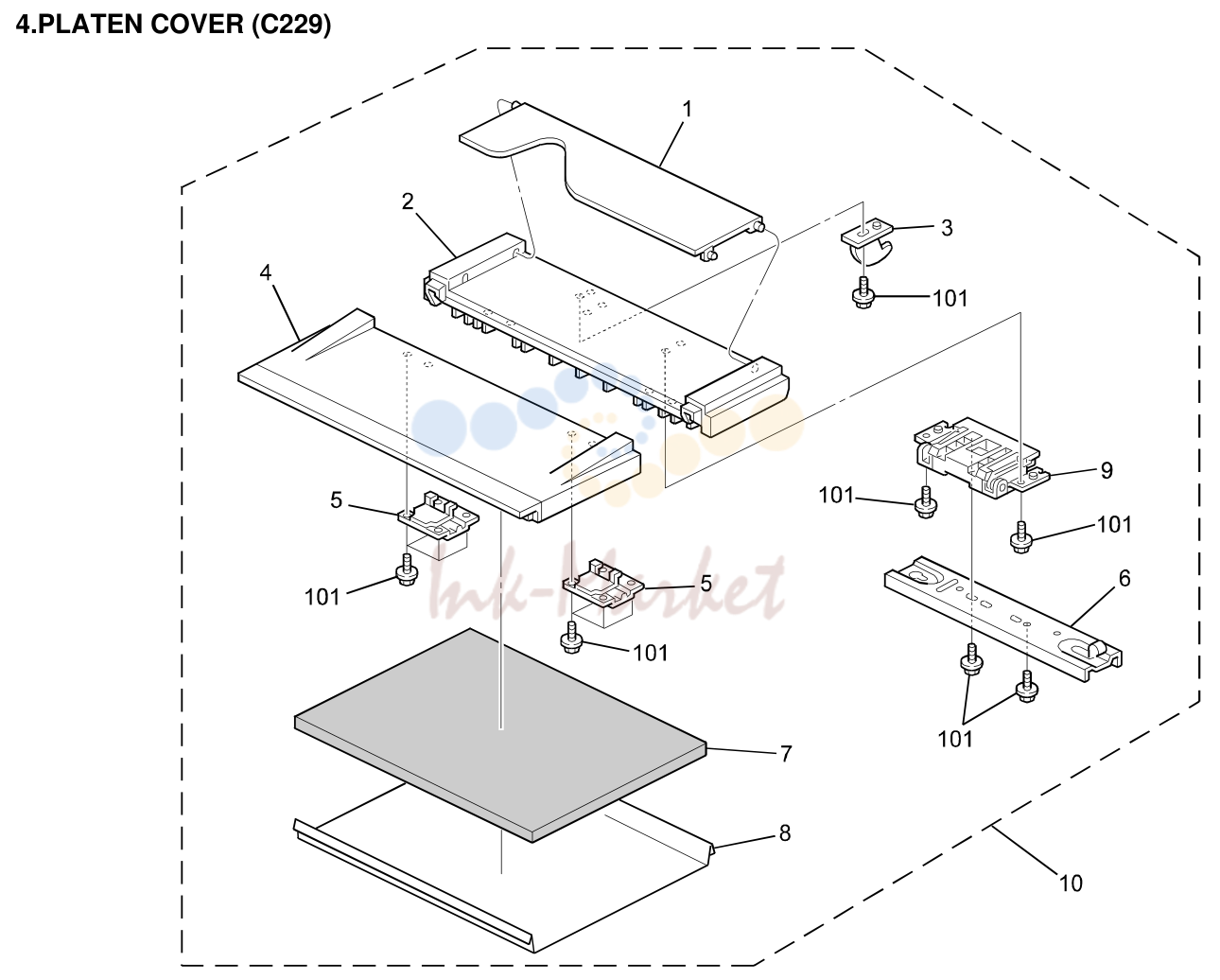 4. PLATEN COVER (C229)