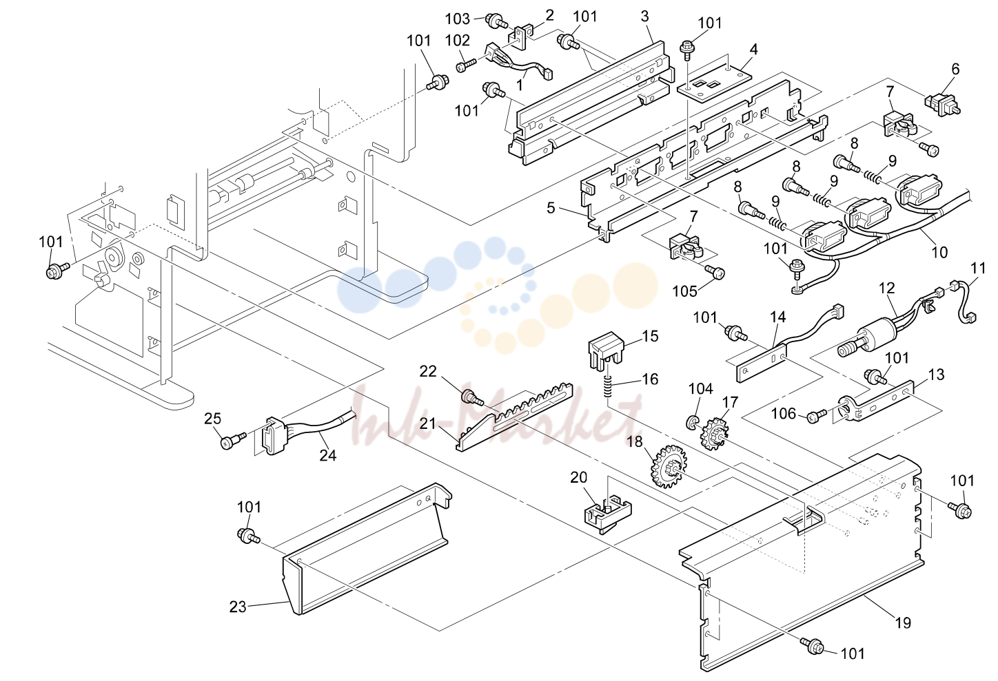 13. PAPER FEED SECTION 4 (C229)