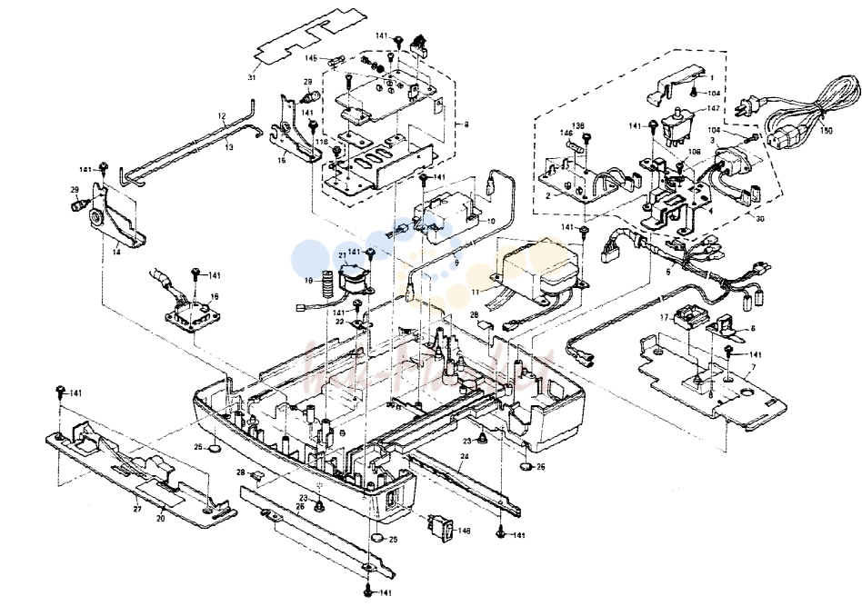 9. LOWER UNIT (A094)