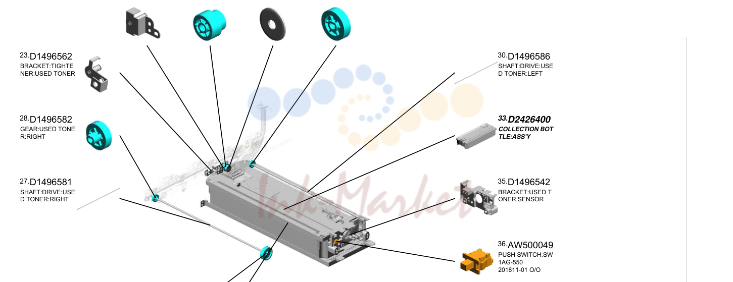 USED TONER