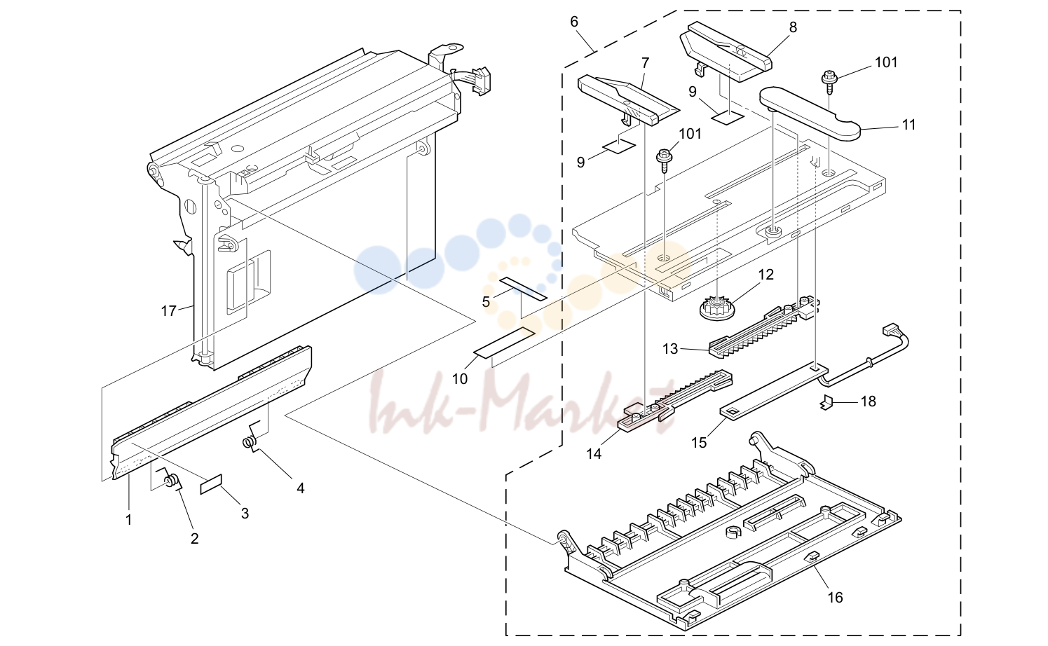 13. Manual Paper Feed 1 (B202/B178/B180)