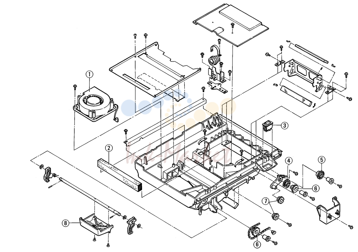 3. OPTICAL SECTION UPPER (A715)