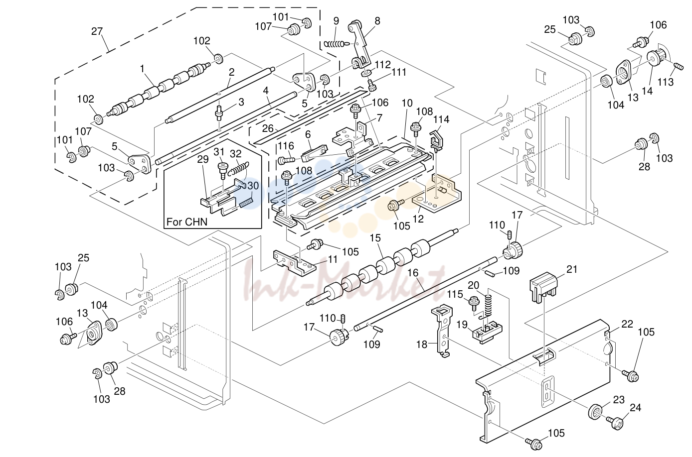 7. Paper Feed Section (C264)
