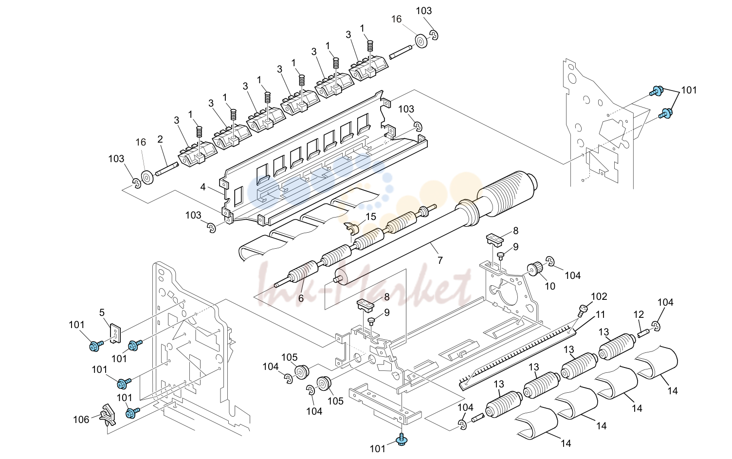 Paper Exit Section 9 (D016/D097/G178/M078)