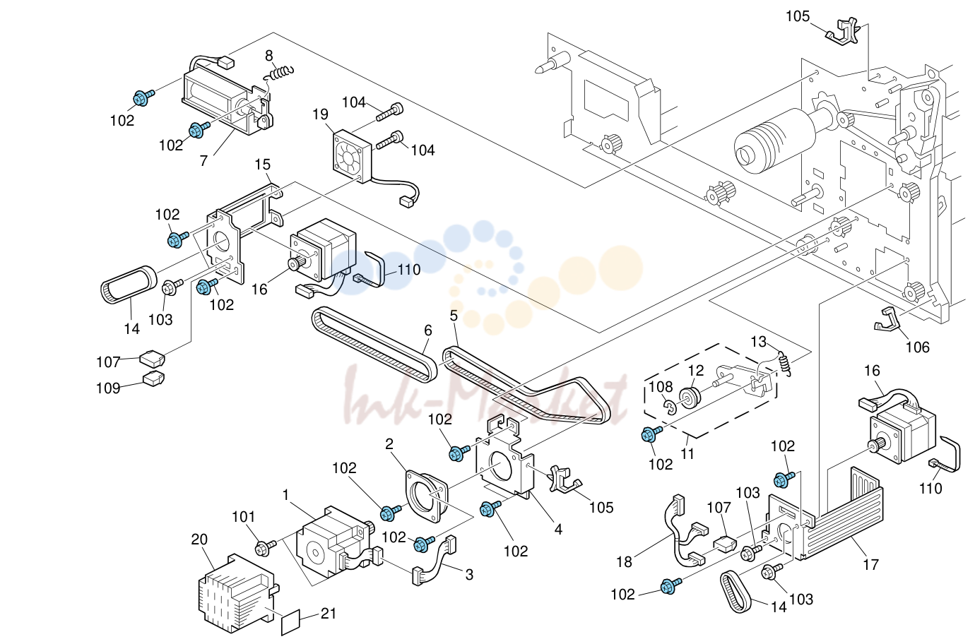 Paper Exit Section 3 (D095/M077)