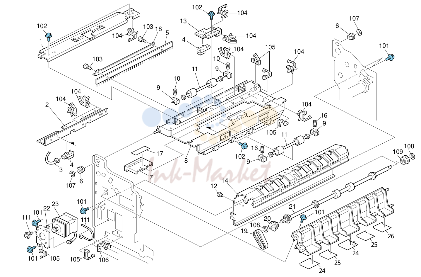 Paper Exit Section 8 (D095/M077)