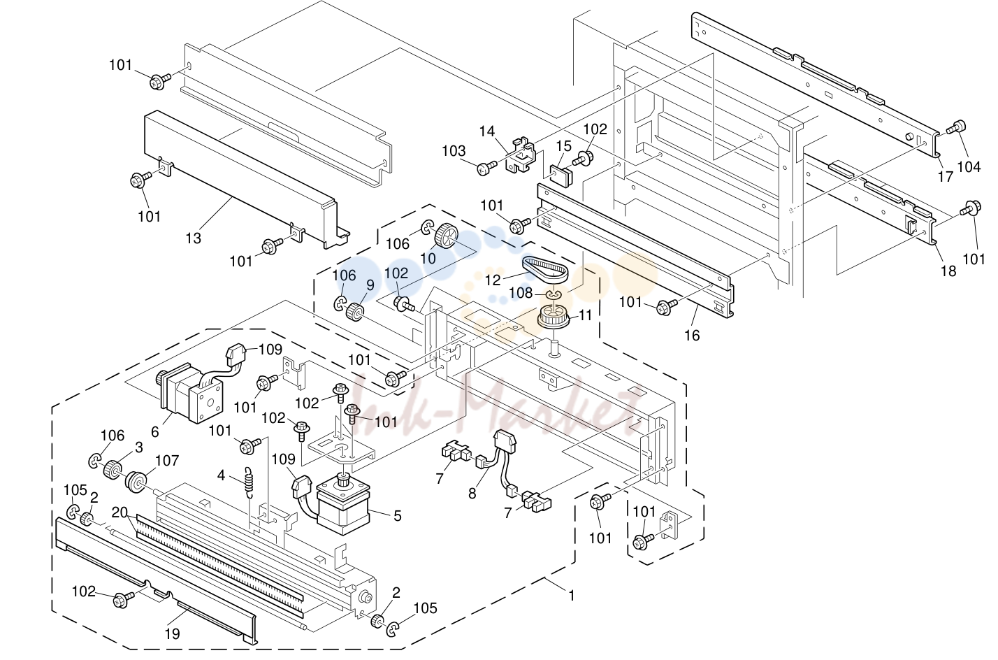 Paper Exit Section 13 (D095/M077)