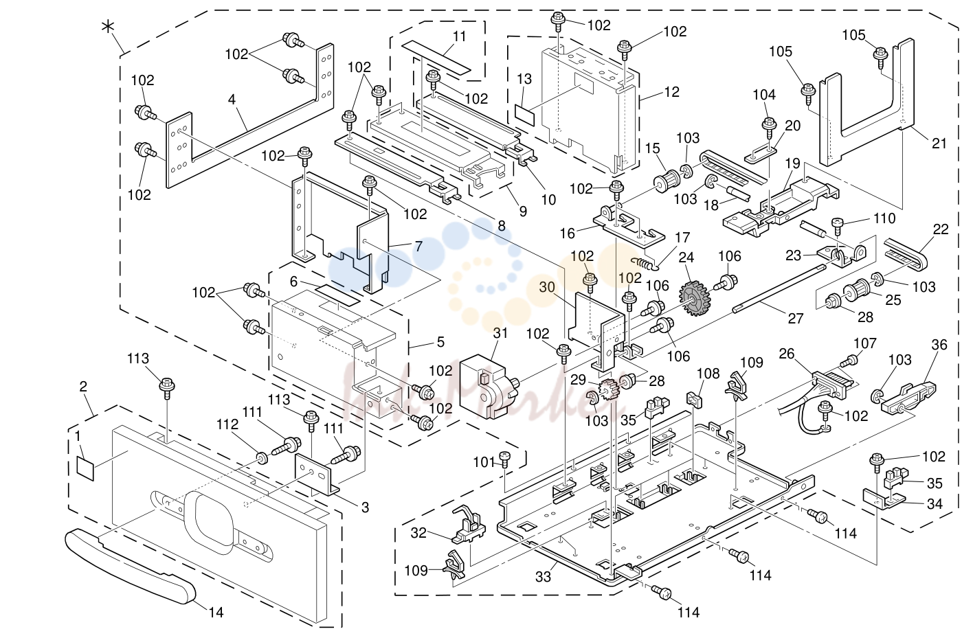 Tandem Tray 1 (D095/M077)