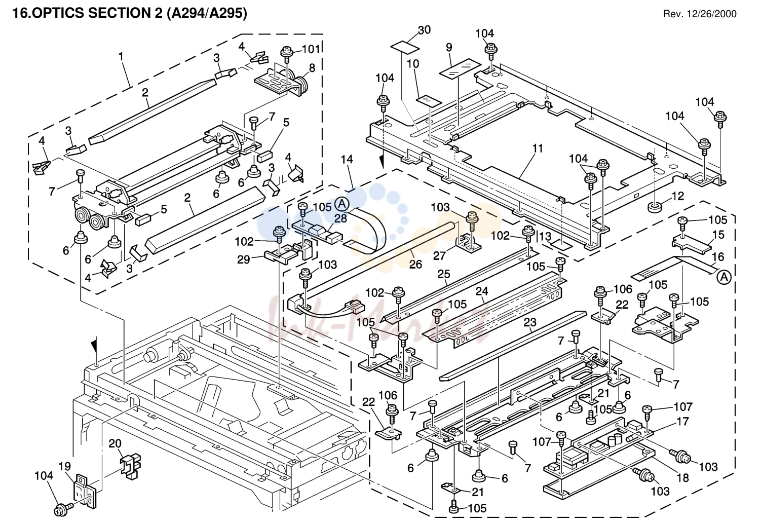 16. OPTICS SECTION 2 (A294/A295) Rev.