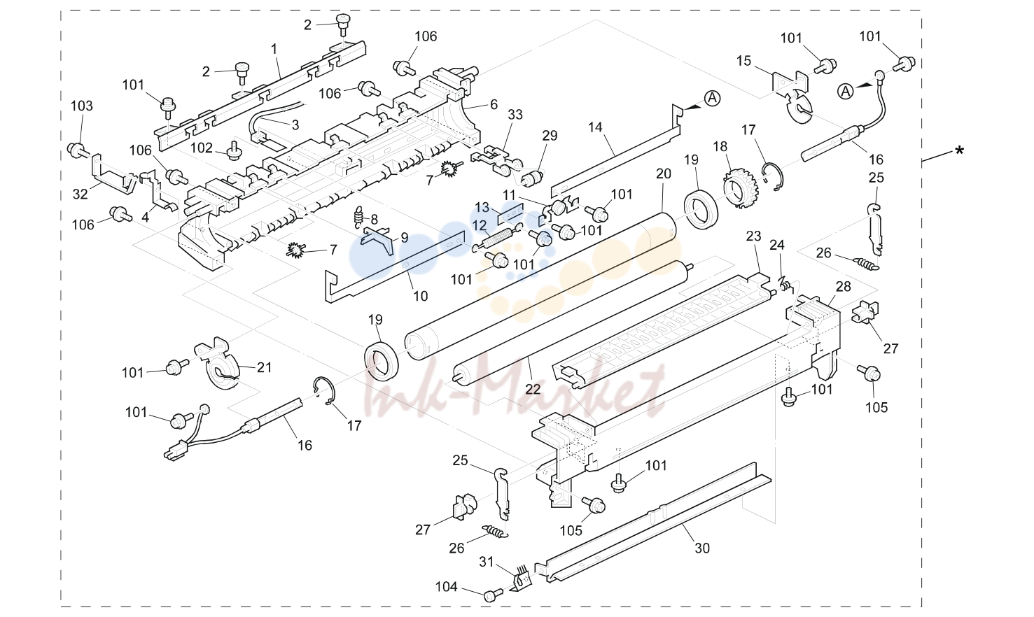 17. FUSING UNIT (B039/B040/B043) Rev.