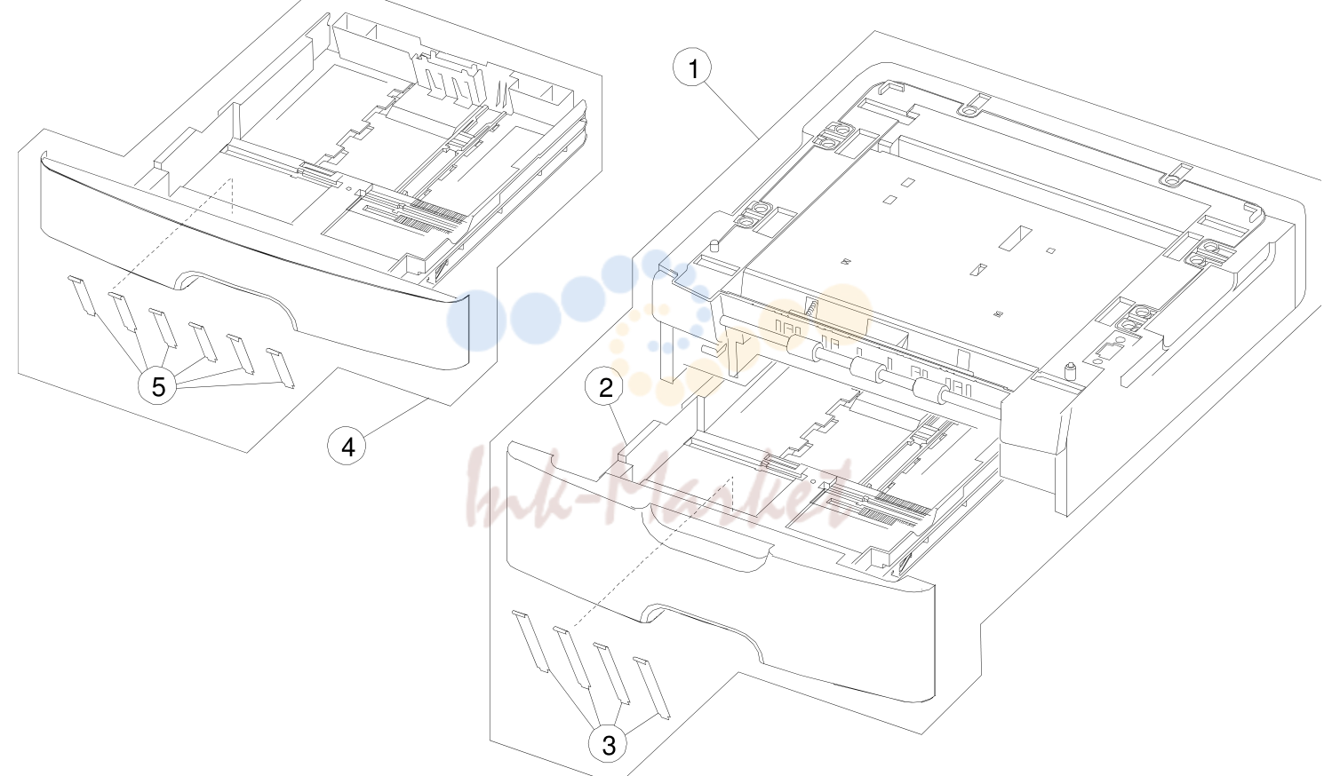 3. ray assemblies (M126/M127/M128)