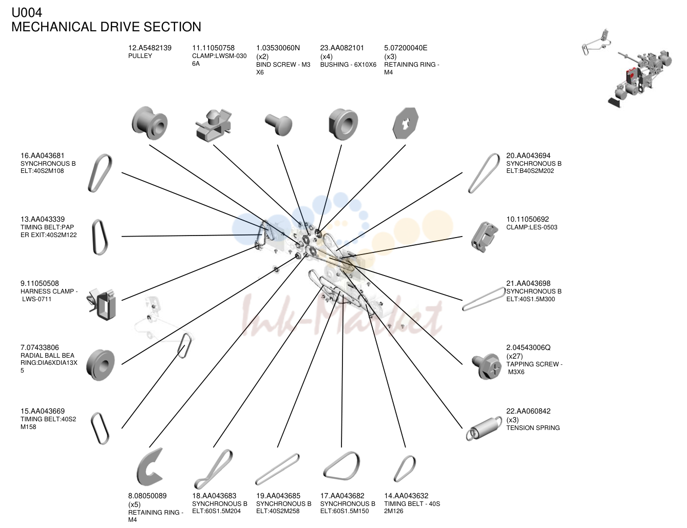 MECHANICAL DRIVE SECTION