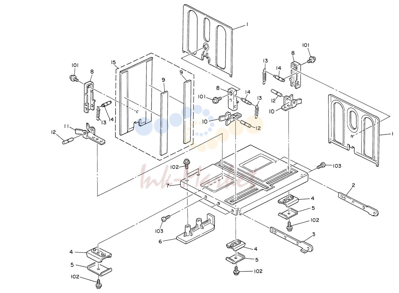13. PAPER EXIT SECTION 2 (C225)