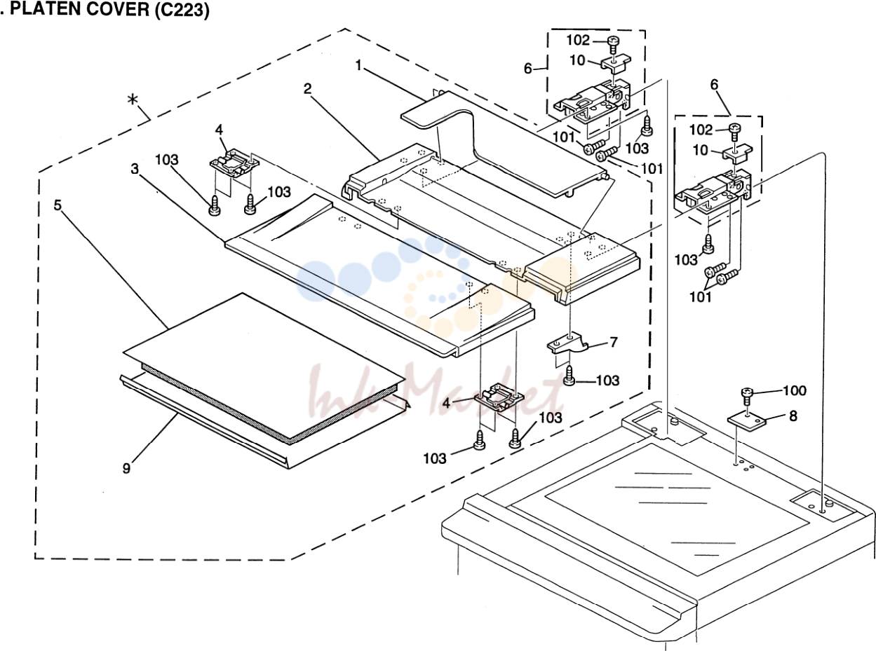 2. PLATEN COVER (C223)