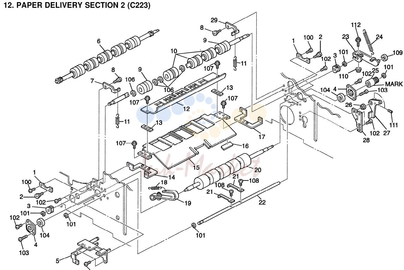 12. PAPER DELlVERY SECTION 2 (C223)