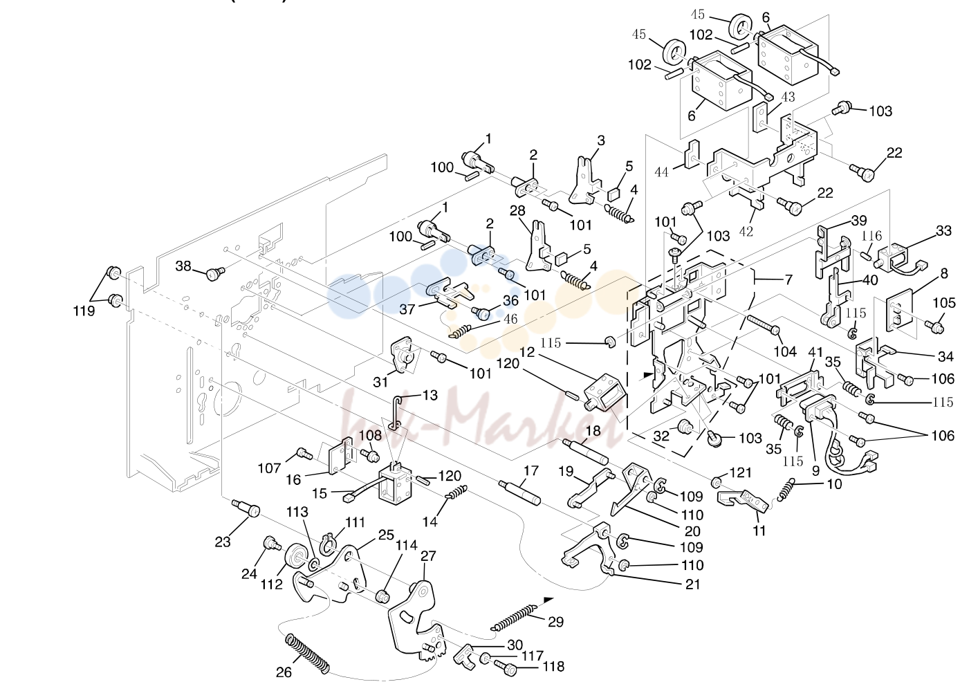 13. PAPER FEED DRIVE (C228)