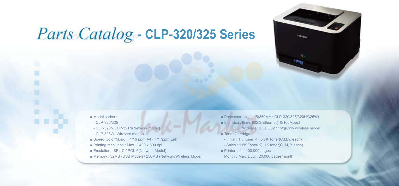 1. CLP-320/325 Series