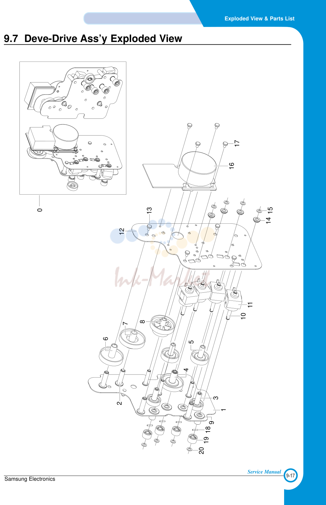 6. Exploded View & Parts List