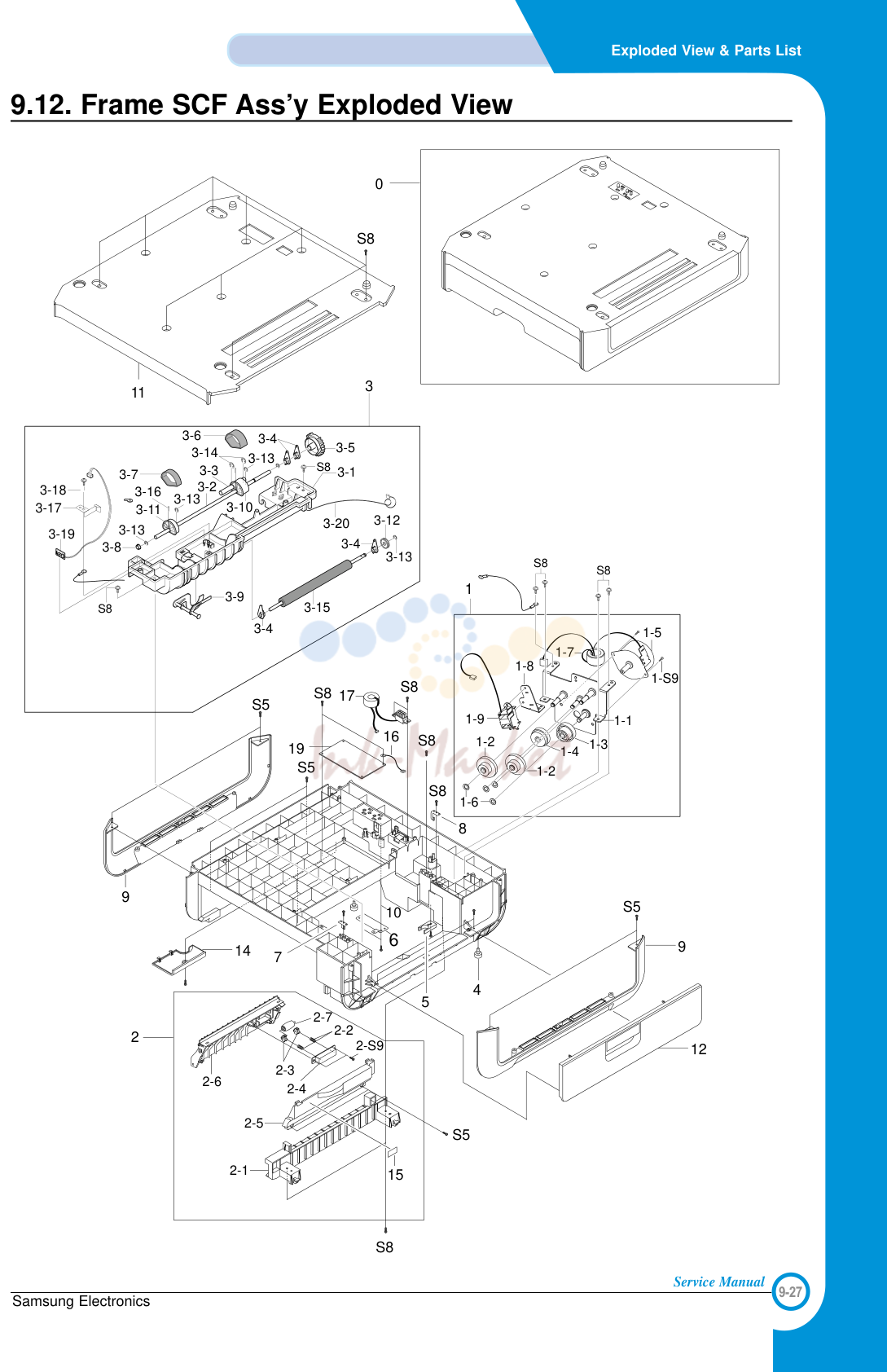 11. Exploded View & Parts List