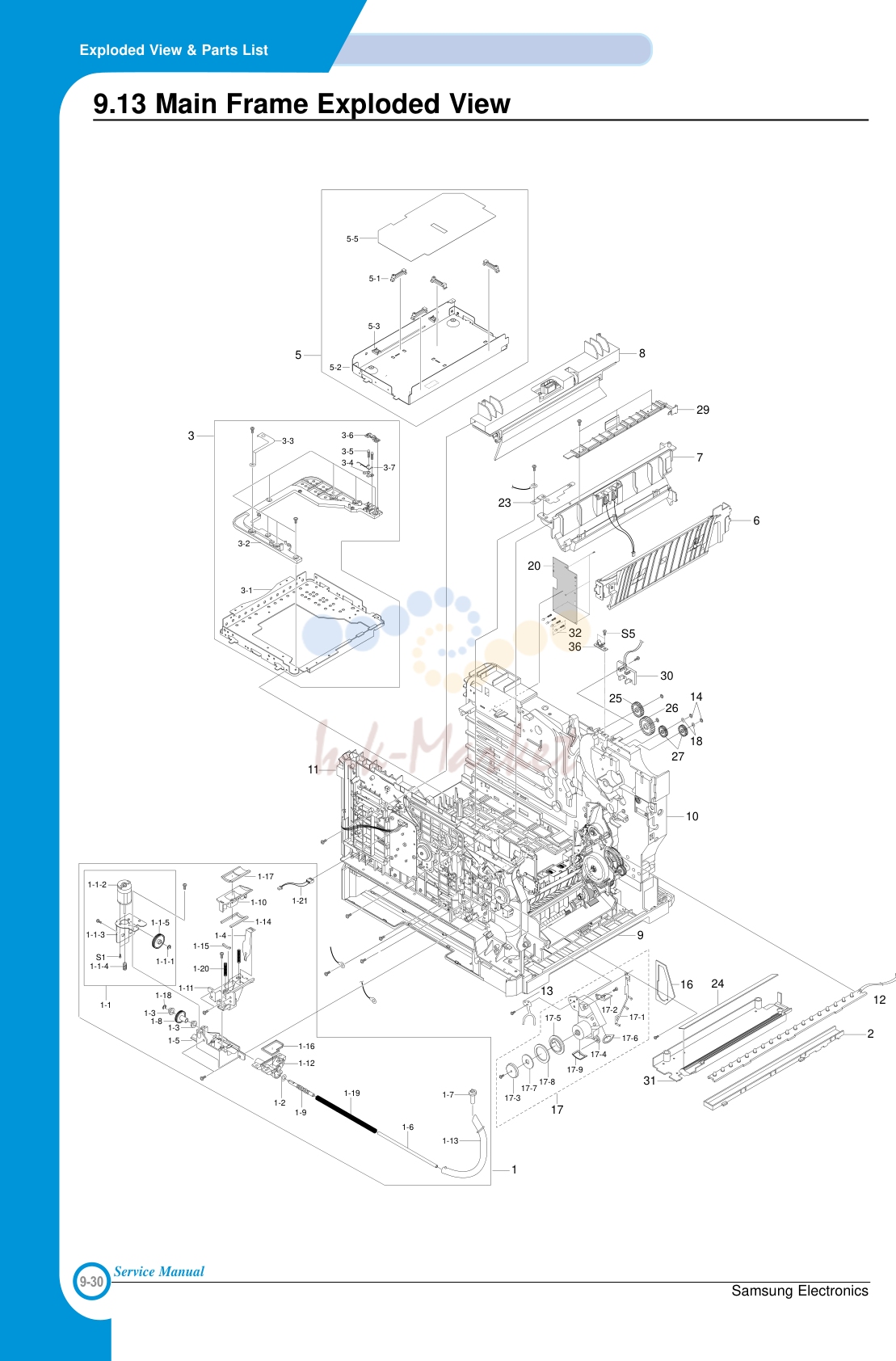 12. Exploded View & Parts List